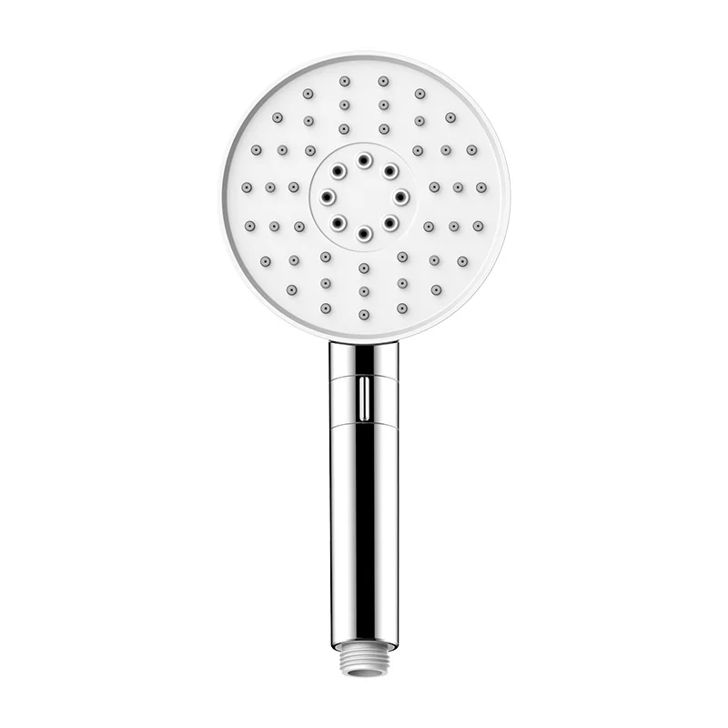 3-Function ABS Handheld Shower Head 120mm with TPE Nozzles Y10008
