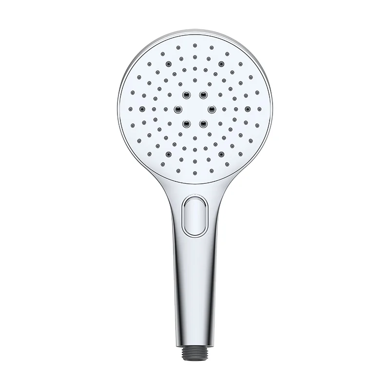 3-Function ABS Handheld Shower Head 120mm with Silicone Nozzles Y10010