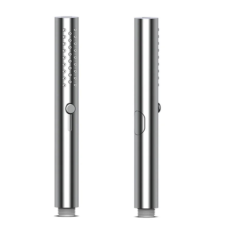 3-Function Brass Handheld Shower Head 230mm with Stepless Slider and Spray Gun Y10019